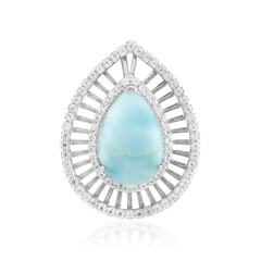 Larimar-Silberanhänger (MONOSONO COLLECTION)