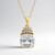 Collana in argento con Topazio Bianco