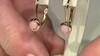 Pendientes en plata con Ópalo rosa