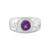 Siberian Amethyst Silver Ring