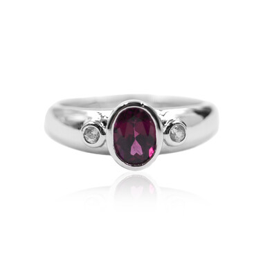 Anello in argento con Granato Tocantin