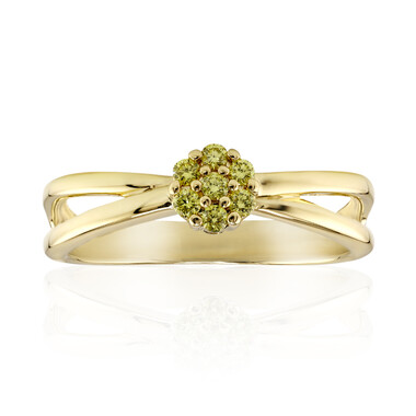 Gelber VS1 Brillant-Goldring (Annette)