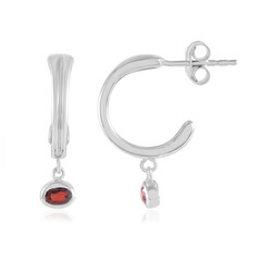 Orecchini in argento con Rubino Tanzania