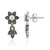 Boucles d'oreilles en argent et Perle blanche de culture d'eau douce