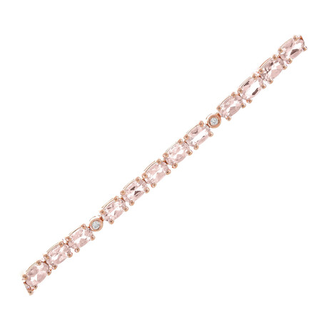 Bracciale in oro con Morganite AAA