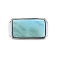 Larimar-Silberring