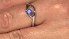 Bague en argent et Tanzanite