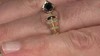 Anillo en oro con Diamante negro (de Melo Gold)