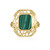 Malachite Silver Ring (Ornaments by de Melo)