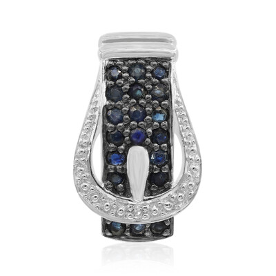 Ciondolo in argento con Zaffiro Blu