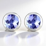 Orecchini in argento con Tanzanite