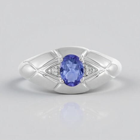 Anello in argento con Tanzanite