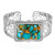 Zilveren armband met een Mozaiek Amazoniet (Dallas Prince Designs)