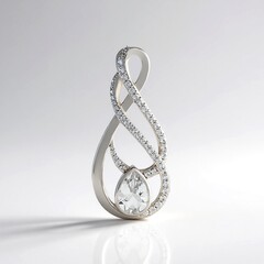Ciondolo in argento con Danburite (de Melo Essence)