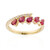 18K AAA Mozambique Ruby Gold Ring (CIRARI)