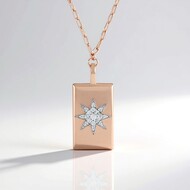 Collana in argento con Zircone (Adela Silber)