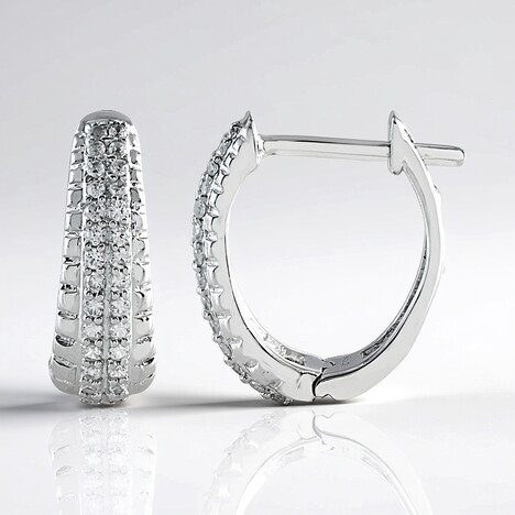 Orecchini in argento con Zircone