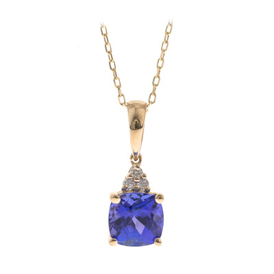 14K AAA Tanzanite Gold Necklace (CIRARI)