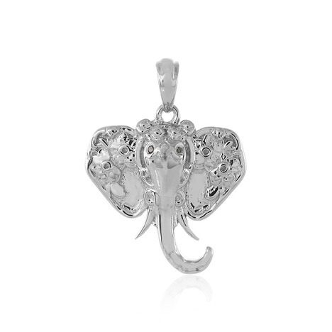 Black Diamond Silver Pendant