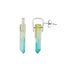 Mehrfarbiger Quarz-Silberohrringe (MONOSONO COLLECTION)