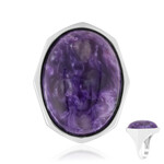 Zilveren ring met een Charoite