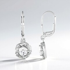 Orecchini in argento con Zircone