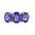 Anello in argento con Tanzanite