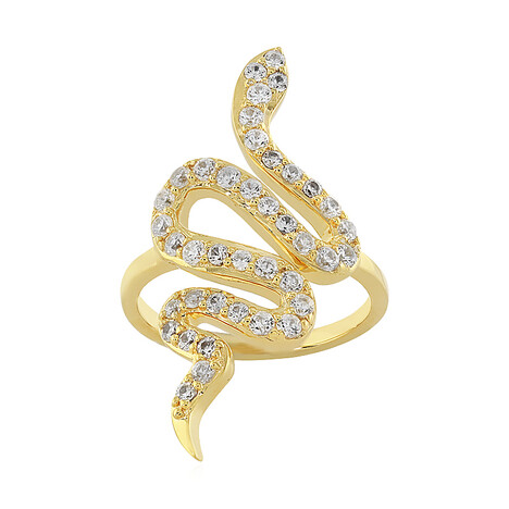 Zilveren ring met zirkonen