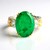 Anello in argento con Smeraldo pozzo D8 (Gems en Vogue)