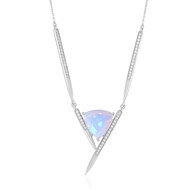 AAA Welo Opal Silver Necklace (de Melo Essence)
