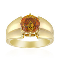 Gouden ring met een sfaleriet