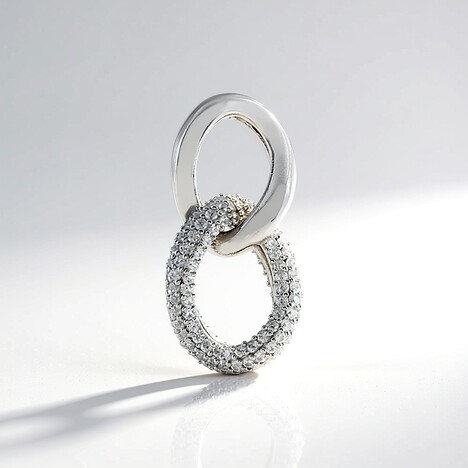 Ciondolo in argento con Zircone (MONOSONO COLLECTION)