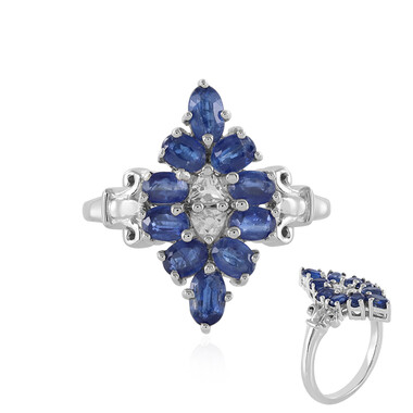 Anello in argento con Cianite