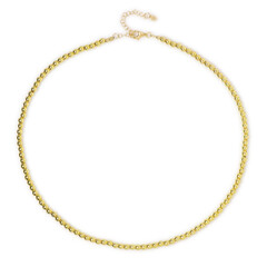 Collana in argento con Ematite Dorata
