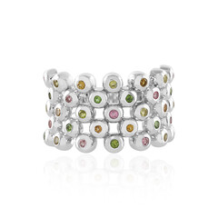 Brazilian Pink Tourmaline Silver Ring (de Melo)