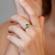 Anello in argento con Peridoto