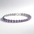 Bracciale in argento con Ametista