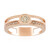 Gouden ring met een VS1 Argyle-Rose de France-Diamant (Annette)