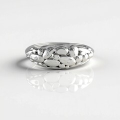 Anello in argento con Zircone