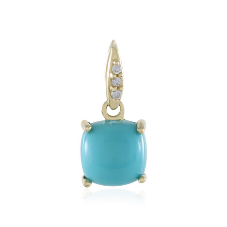 Pendentif en or et Turquoise Sleeping Beauty