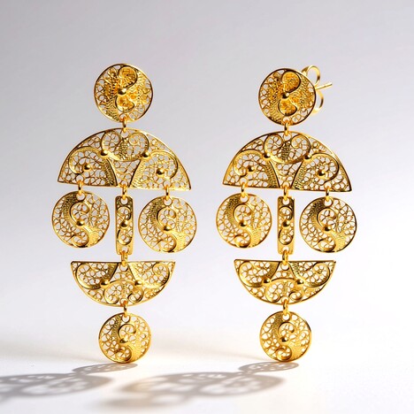 Orecchini in argento (Joias do Paraíso)