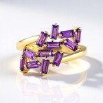 Bague en argent et Améthyste