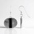 Orecchini in argento con Onice Nero (Desert Chic)