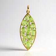 Ciondolo in argento con Peridoto (de Melo Essence)