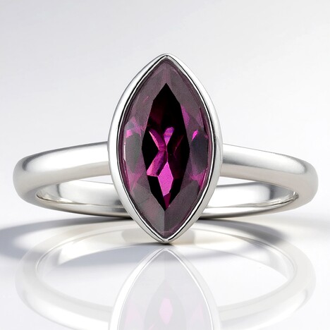Anello in oro con Rodolite (CUSTODANA)