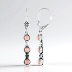 Orecchini in argento con Opale Rosa (Desert Chic)
