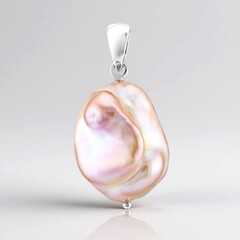 Ciondolo in argento con Perla d'Acqua Dolce Pesca (TPC)