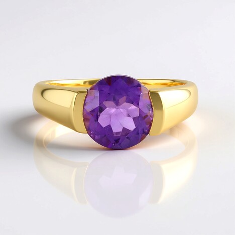 Anello in argento con Ametista del Marocco