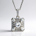 Collana in oro con Diamante SI2 (H) (CIRARI)