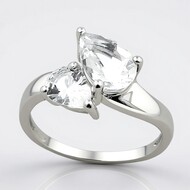 Anillo en plata con Danburita